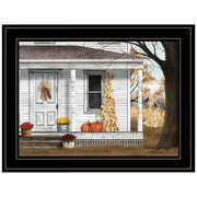 'Autumn Greetings' By Billy Jacobs, Ready to Hang Framed Print, Black Frame