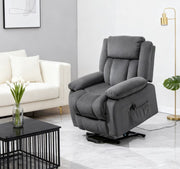Electric Lift Chair with Side Pockets,Power Lift Recliner Chair with Massage and Heat