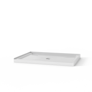 Goodyo Shower Base Anti-slip Acrylic Center Drain Single Threshold White 32'x48'