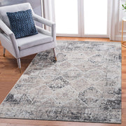 PAYAS Collection 6X9 Cream / Anthracite / Traditional Area Rug