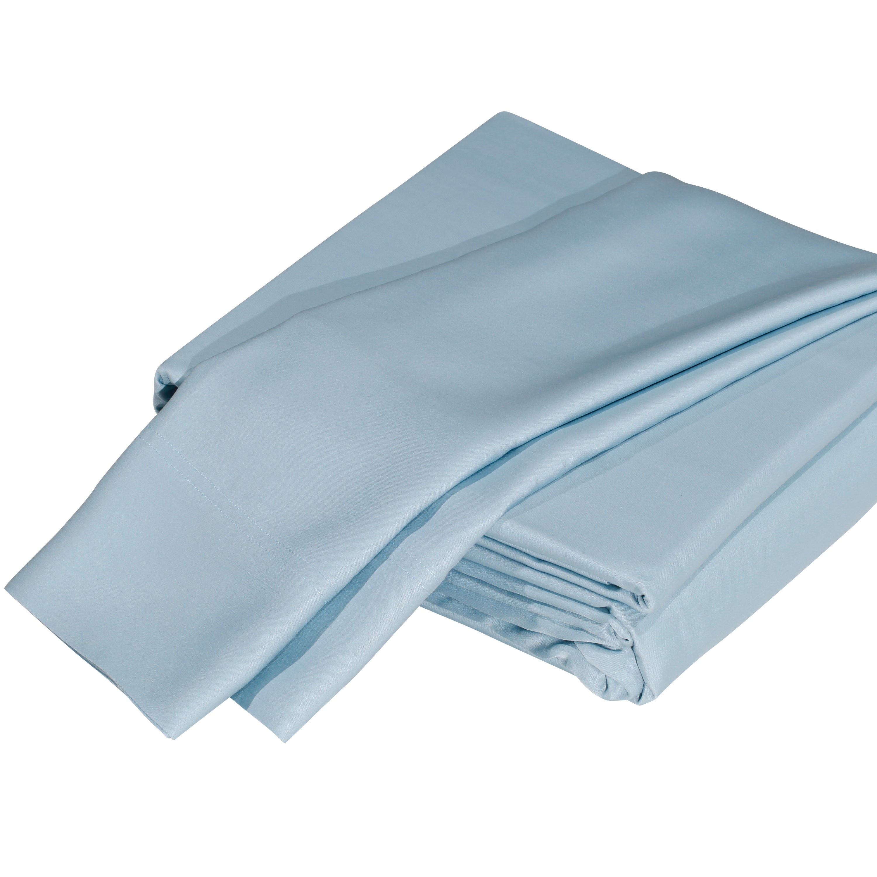 Luxuriously Soft 100% Viscose Derived from Bamboo 4-Piece sheet Set , Oeko-TEX Certified,California King - Sky