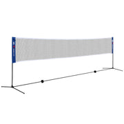 DOUBLE FISH [Portable Badminton Net] Versatile Portable Badminton Net - Foldable, Standard Size For Indoor & Outdoor Sports - Ideal For Volleyball & Tennis Training