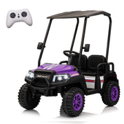 24V XL Kids Electric Ride-on Truck w/RC - Spacious 20in Wide Seat, Removable Sunshade, Dual-Motor Drive, 4-Wheel Spring Suspension, Bluetooth Audio & Comfortable Four Seats,Recommended age: 3-8