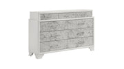 Soul Modern Style Dresser Made with wood in White(Includes Dresser Only)  same as B009P309603 (CA inventory)