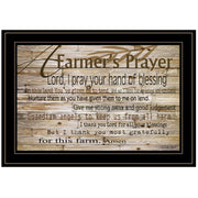 'A Farmer's Prayer' by Cindy Jacobs, Ready to Hang Framed Print, Black Frame