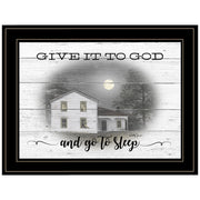 'Give it to God' By Billy Jacobs, Ready to Hang Framed Print, Black Frame