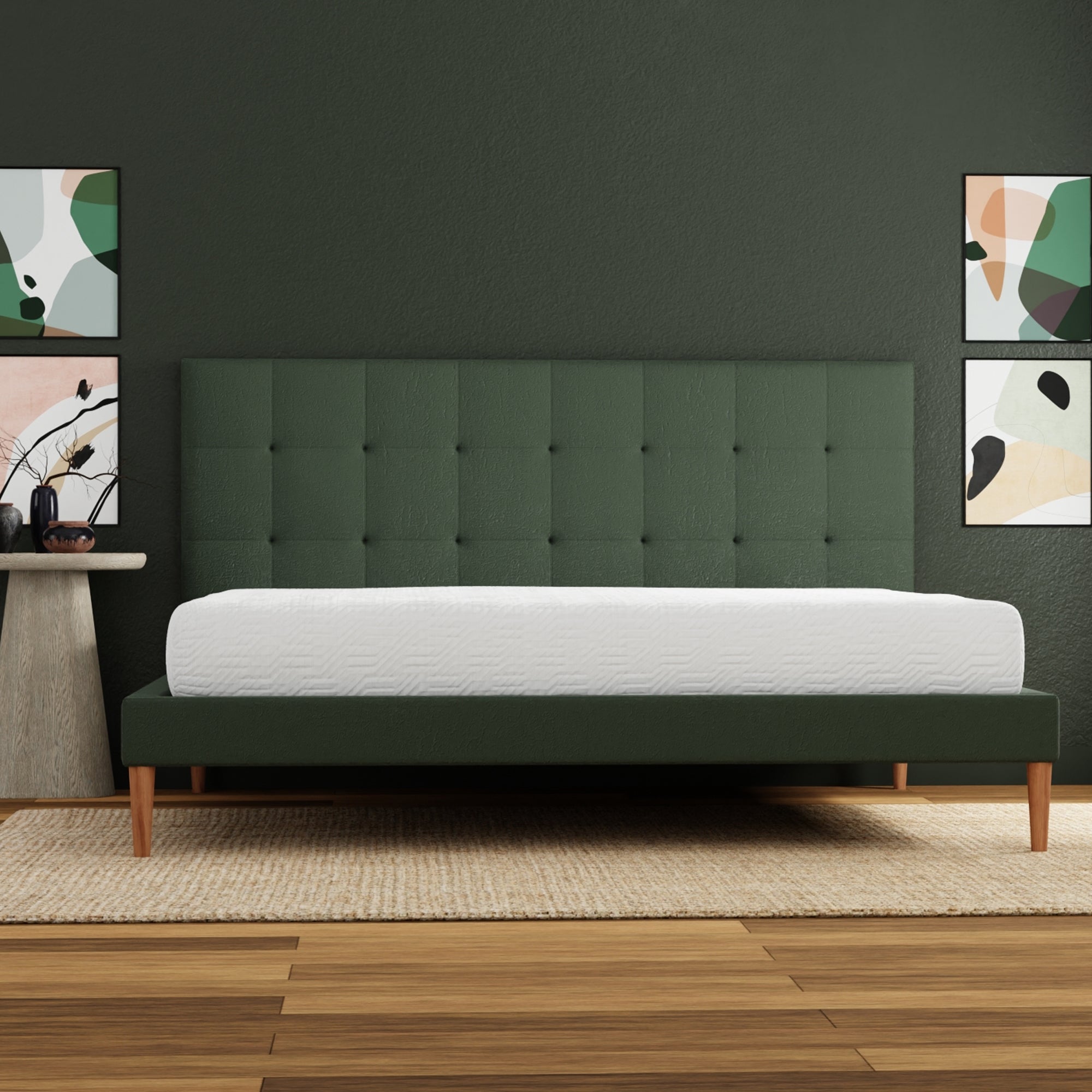 8' Essentials Gel-Infused Memory Foam Mattress Twin Long