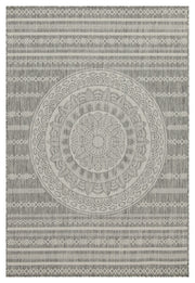Sunshine GC_HAR2018 Silver 5 ft. 3 in. x 7 ft. 3 in. Indoor/Outdoor Area Rug