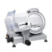 10' Commercial Meat Slicer, 340W, Electric Deli Slicer with Adjustable Thickness, Stainless Steel Blade, Built-in Sharpener, Removable Blade for Easy Cleaning