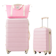 Hardshell Luggage Sets 2Pcs + Bag Spinner Suitcase with TSA Lock Lightweight 20' + 28'