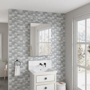 24'' W x 36'' H Surface Frameless Mirror Medicine Cabinet, Beveled Mirror Edges Bathroom Medicine Cabinet, Left opening door