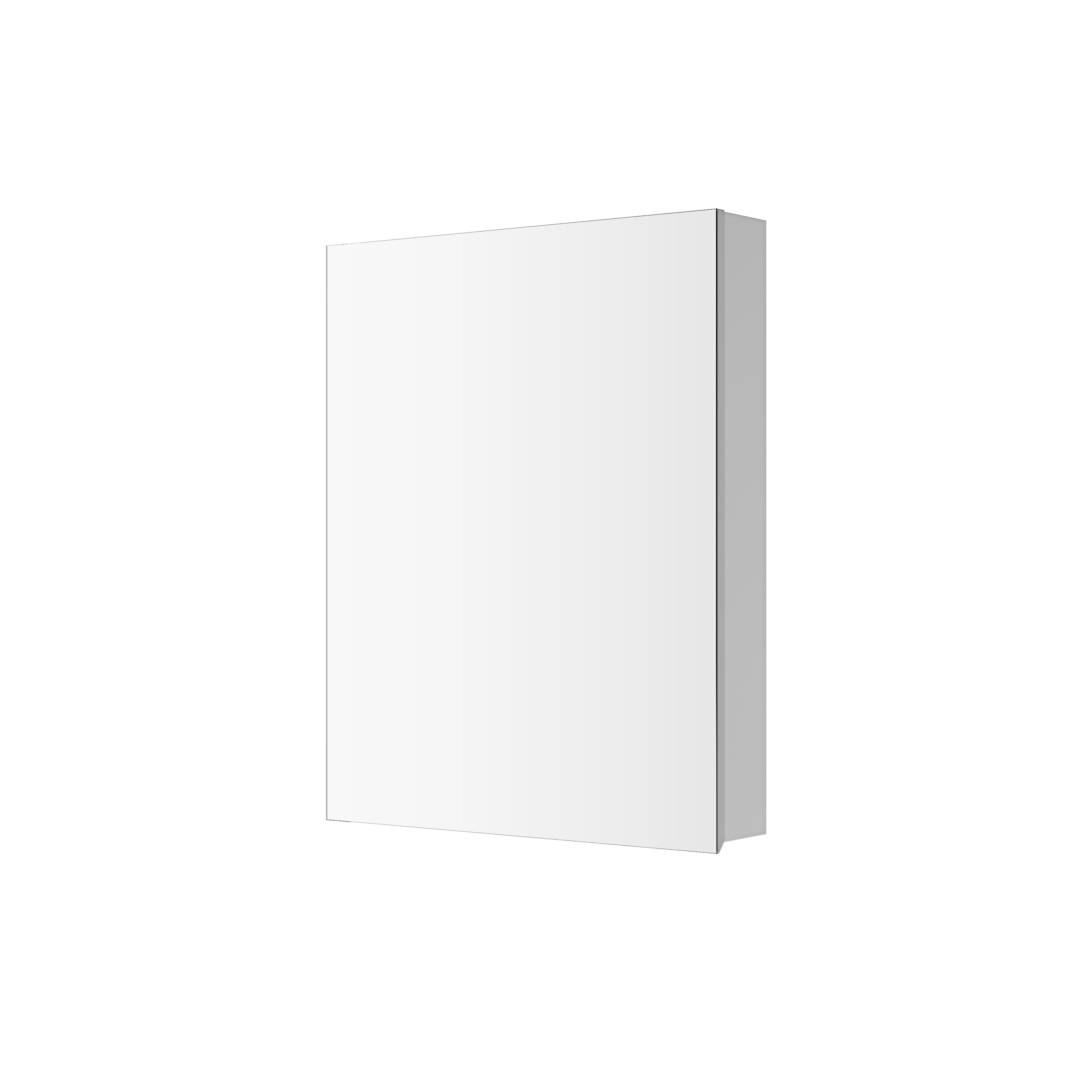 24'' W x 30'' H Surface Frameless Mirror Medicine Cabinet, Beveled Mirror Edges Bathroom Medicine Cabinet, Left opening door
