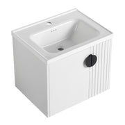 24 Inch Bathroom Vanity with Sink, For Small Bathroom, Bathroom Vanity with Soft Close Door