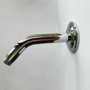 Shower Arm with Flange, 1/2 NPT Tapered Threads, Rain Shower Head Arm, Wall Mount Shower Extension Arm
