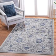 MARFI Collection 8X10 Blue / Silver / Oriental Area Rug