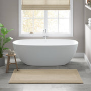 1 PCS 24x60' 100% Cotton Tufted 3000 GSM Reversible Bath Rug Natural