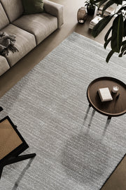 Lydia Gray, Ivory and White Polypropylene Area Rug
