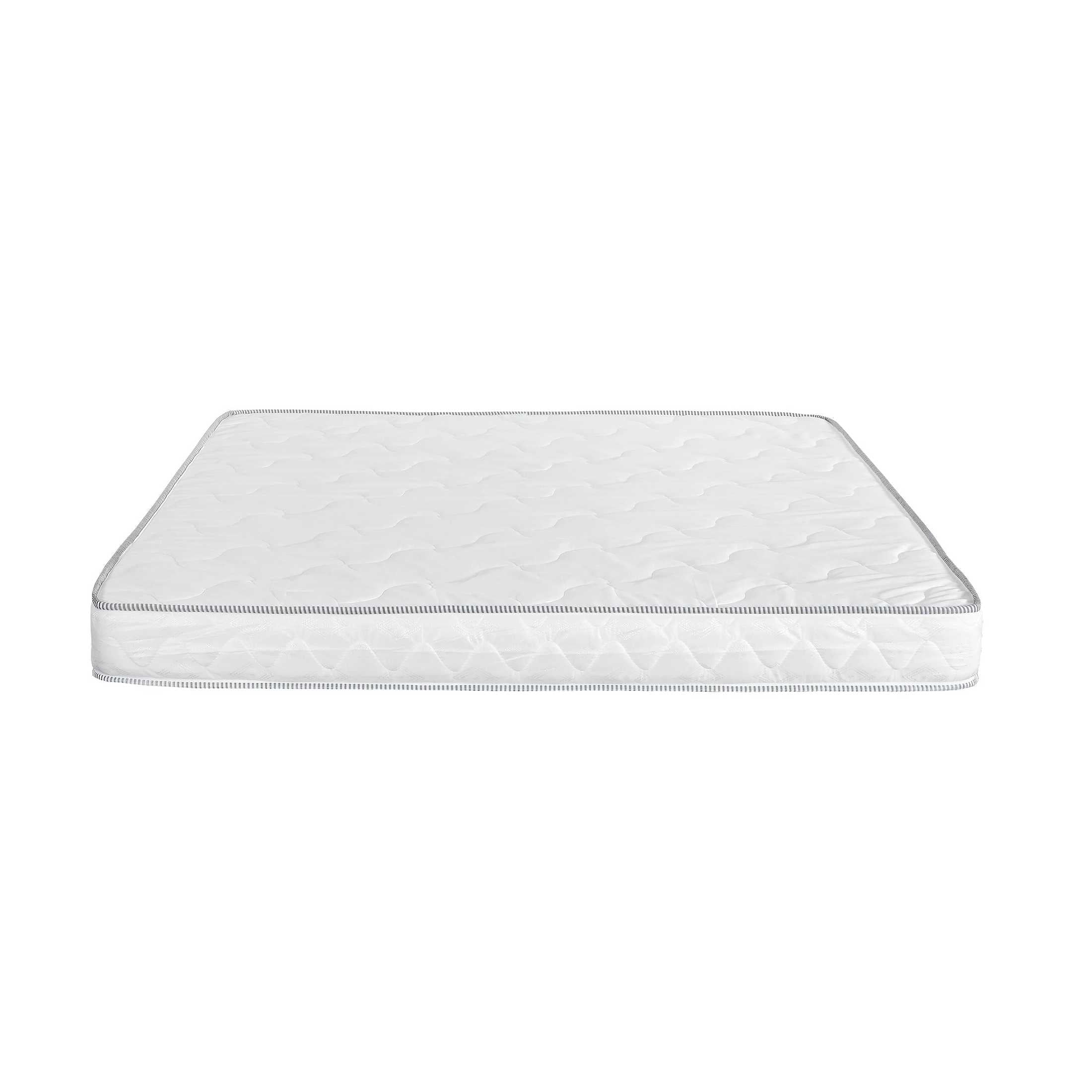 Reversible 6 in. Full Size Mattress in a Box, Pressure Relief and Cooling Technology, White