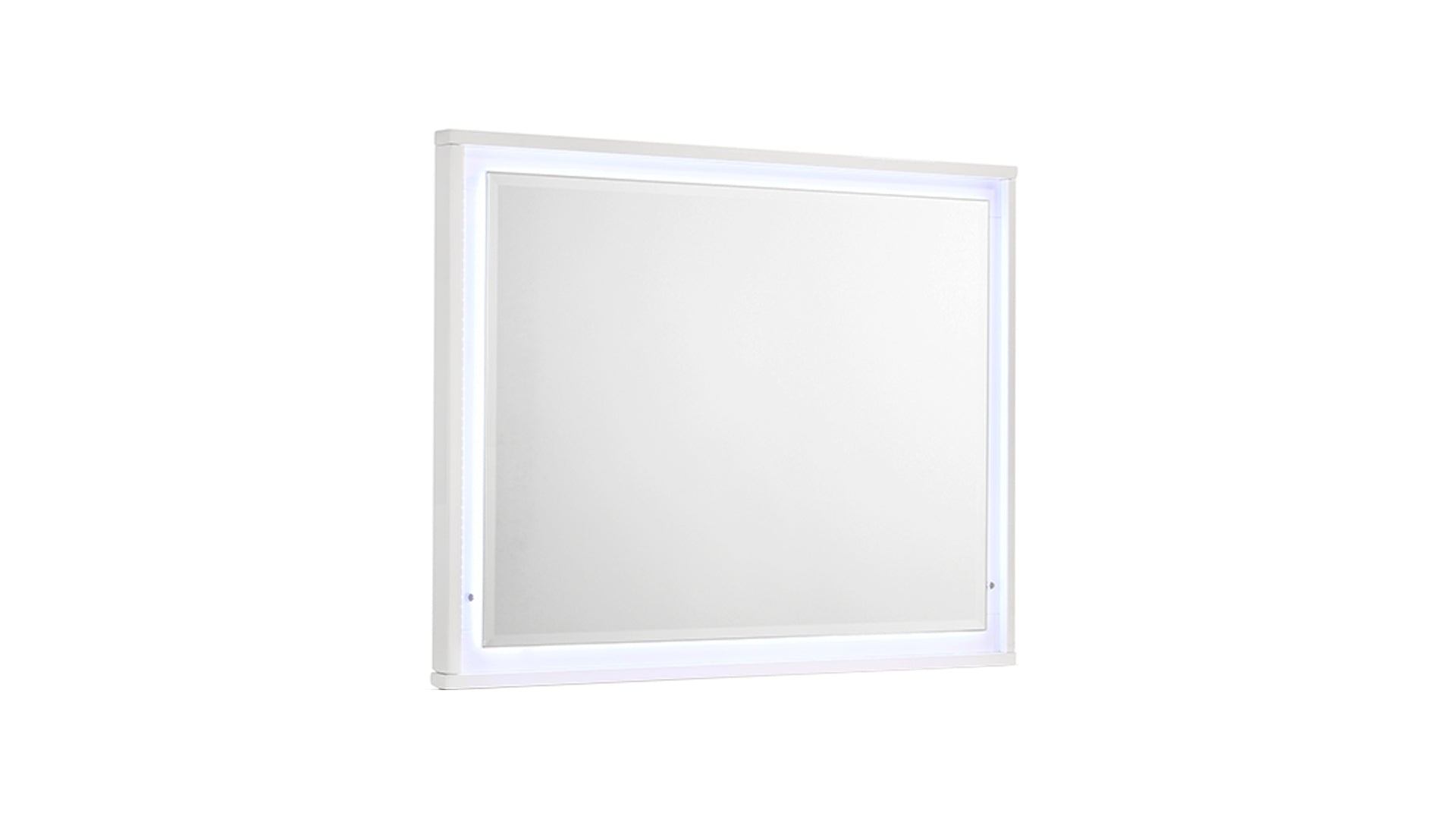 Manhattan Mirror – Lacquer Frame with Integrated LED Lighting for a Sleek, Modern Look (INCLUDES MIRROR ONLY) White      same asG150108683  (NJ inventory)