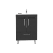 Single Bathroom Vanity Mayorca, Bathroom, Black