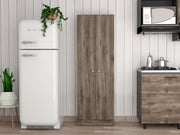 Virginia Double Door Storage Cabinet, Five Shelves
