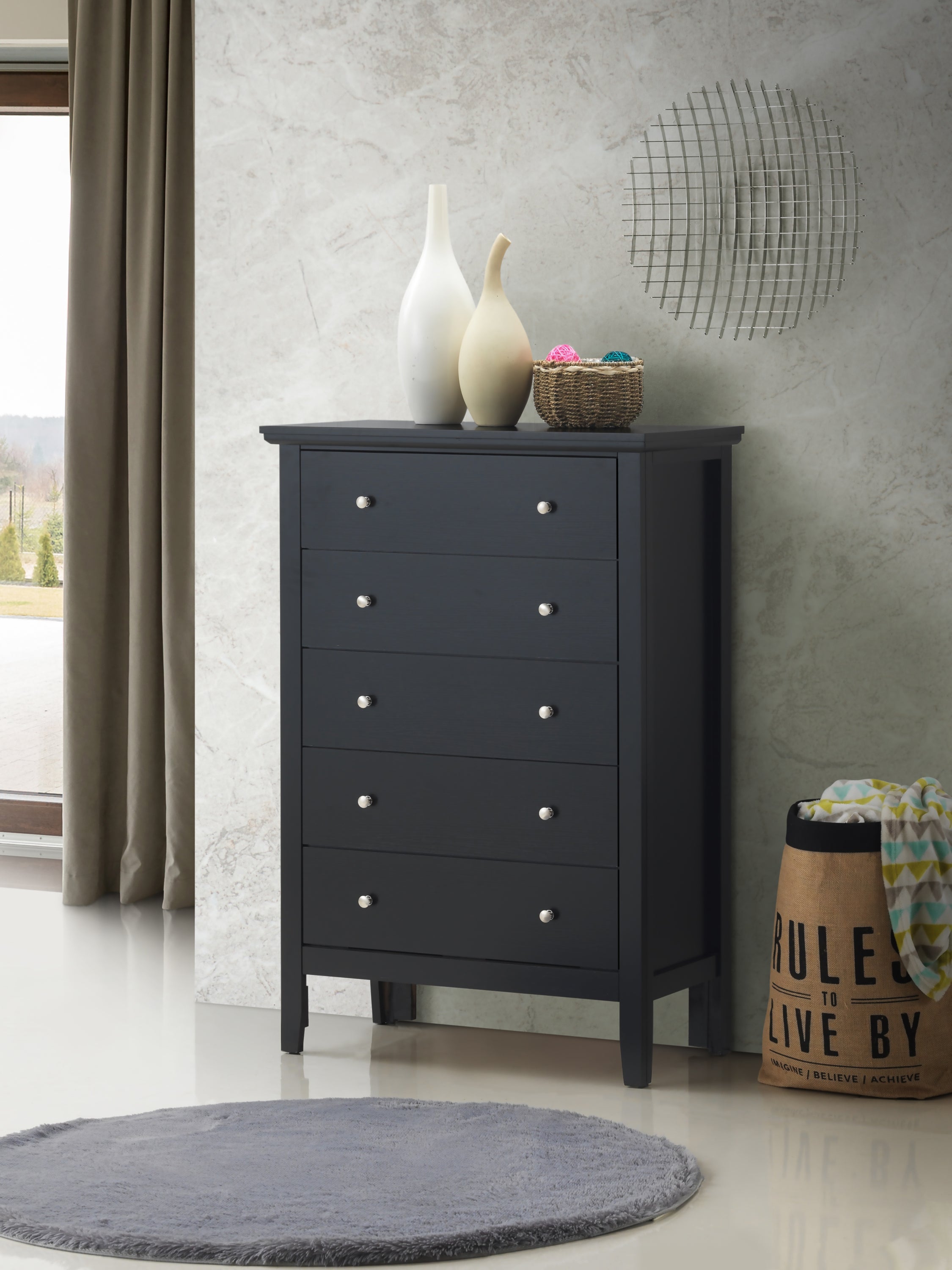 Primo G1336-CH Chest , Black