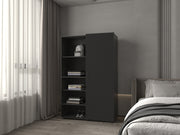 Tunica Armoire, Bedroom, Black