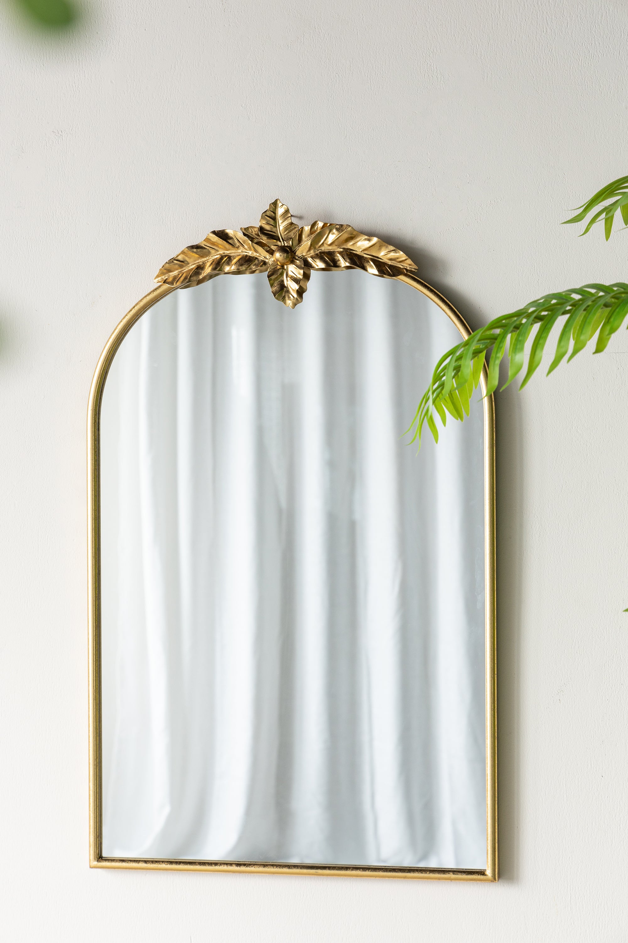 24' x 36' Arched Wall Mirror with Gold Metal Frame, Wall Mirror for Living Room Bedroom Hallway