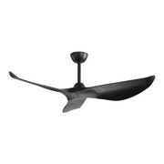 52 Inch Indoor ABS Ceiling Fan With 6 Speed Remote Control Reversible DC Motor For Home