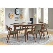 Marcella Dark Walnut Mid-century Rectangle Dining Table