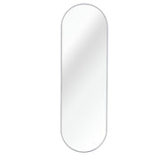 Silver 63 x 20IN Pill Shaped Full Lenghth Mirror or Bathroom mirror