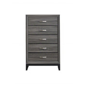 Glasgow G04305-CH Chest Gray Wood 5-Drawer Storage 51x31x16