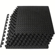 24pcs Multi-Purpose EVA Foam Flooring Tiles, 24*24 Inches, 0.4 Inch Thickness, EVA Foam Interlocking Tiles for Protection, Cushioned Fitness Floor for Home and Gym Equipment