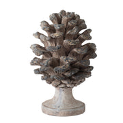D7x10.5' Table Decor, Pinecone