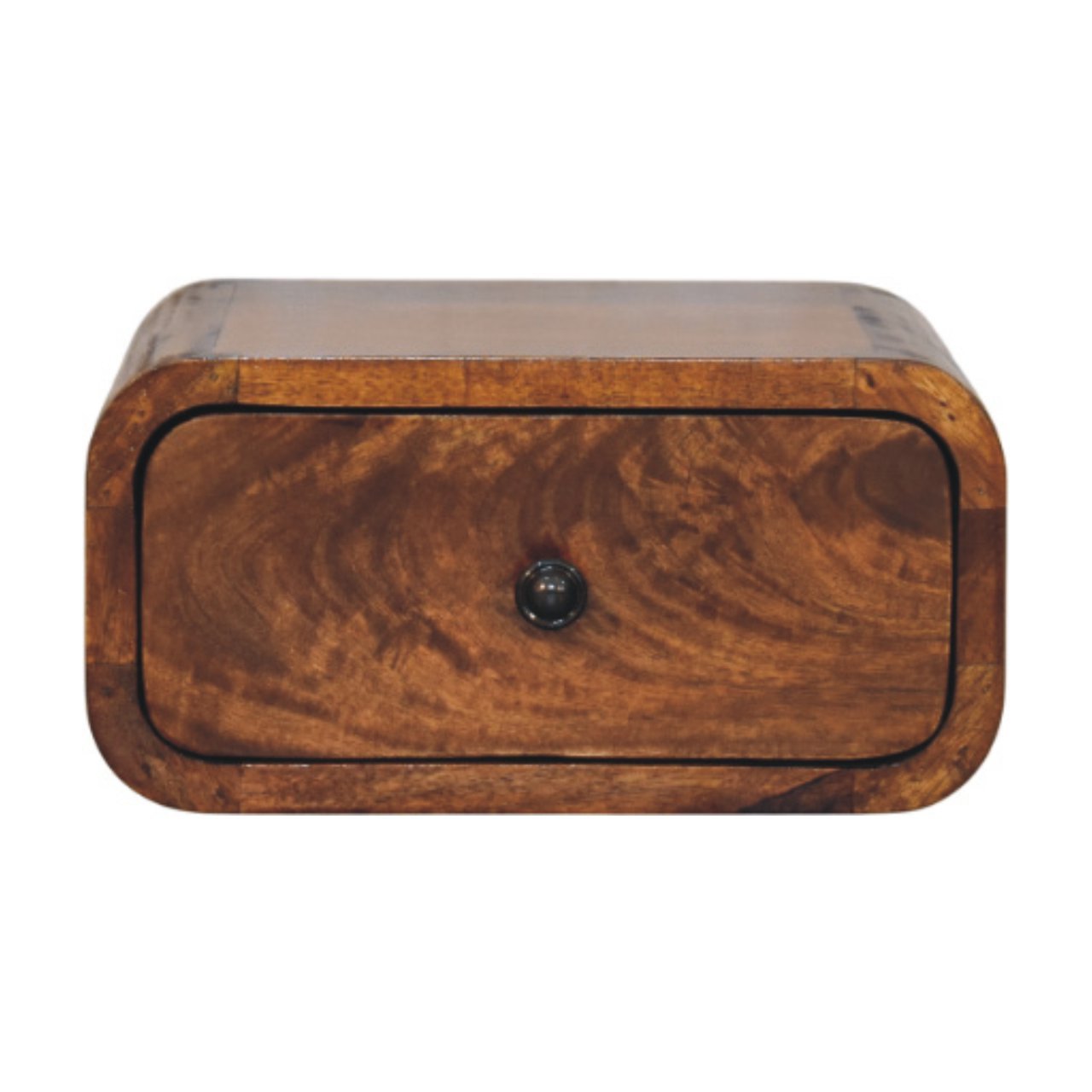Avora Mini Wall-Mounted Chestnut 1-Drawer Nightstand