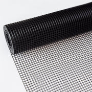 Black Vinyl Coated Hardware Cloth, 21 Gauge, 24 inch x 50 ft, Galvanized Steel, 1/4 inch Mesh for Poultry-Netting and Chicken Coop