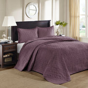 Reversible Bedspread Set Purple King