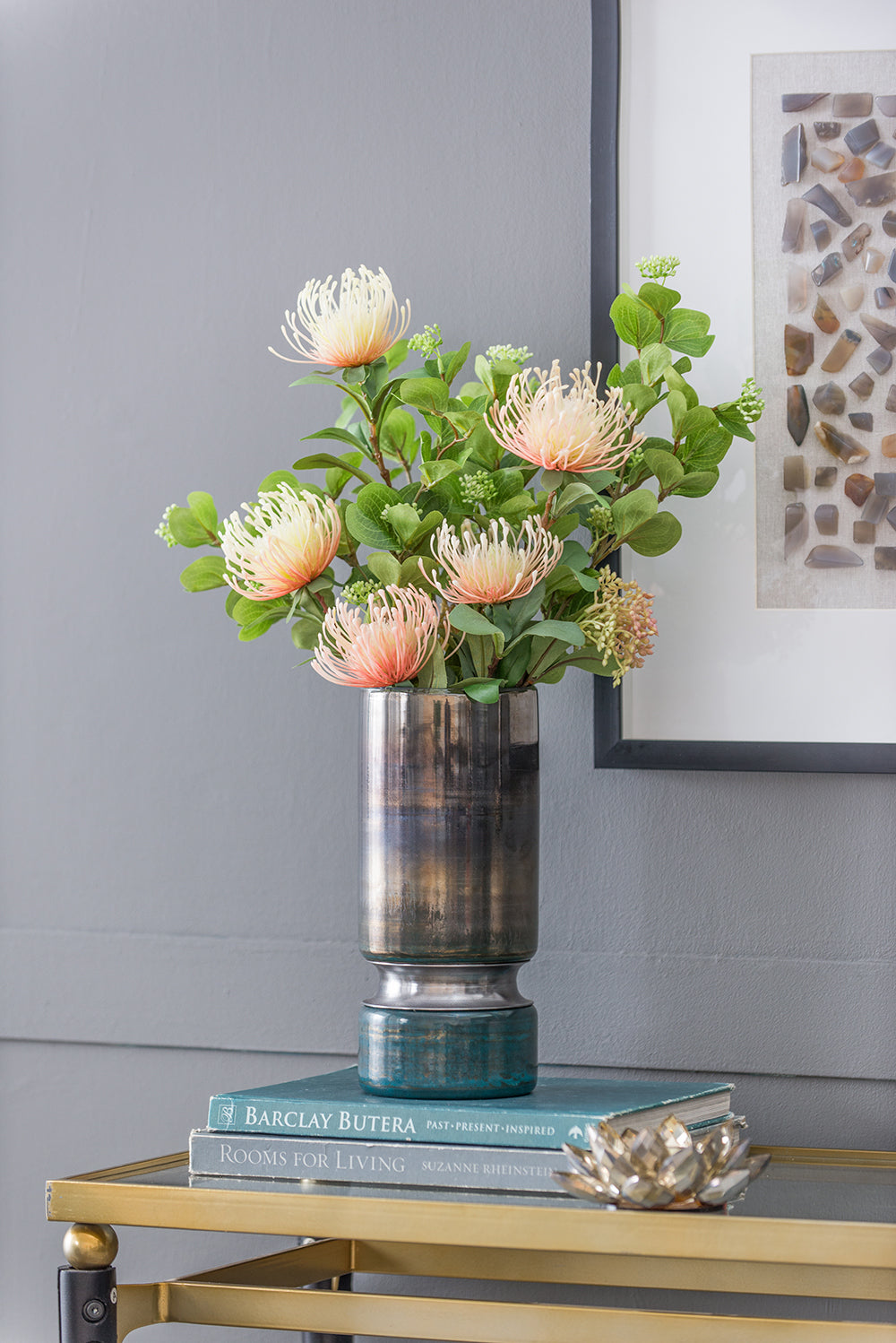 D5.1x13.2' Glass Vase