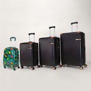 4-piece hard luggage, 360 ° dual rotating four-wheel luggage, password lock, lightweight universal wheel luggage, portable luggage.