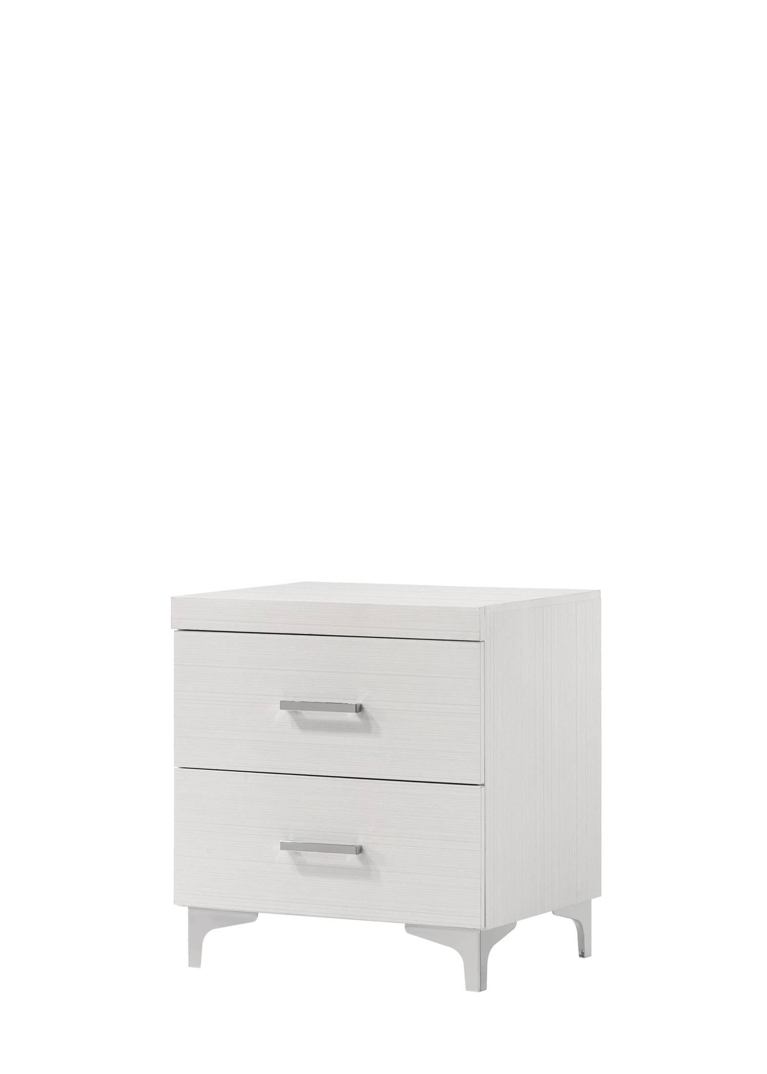 Casilda White Finish Nightstand