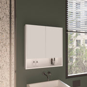 Medicine Cabinet, 2 Doors, 4 Shelves, White