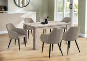 Dining Table, 60' Rectangular, Kitchen, Dining Room, Beige Laminate, Contemporary, Modern