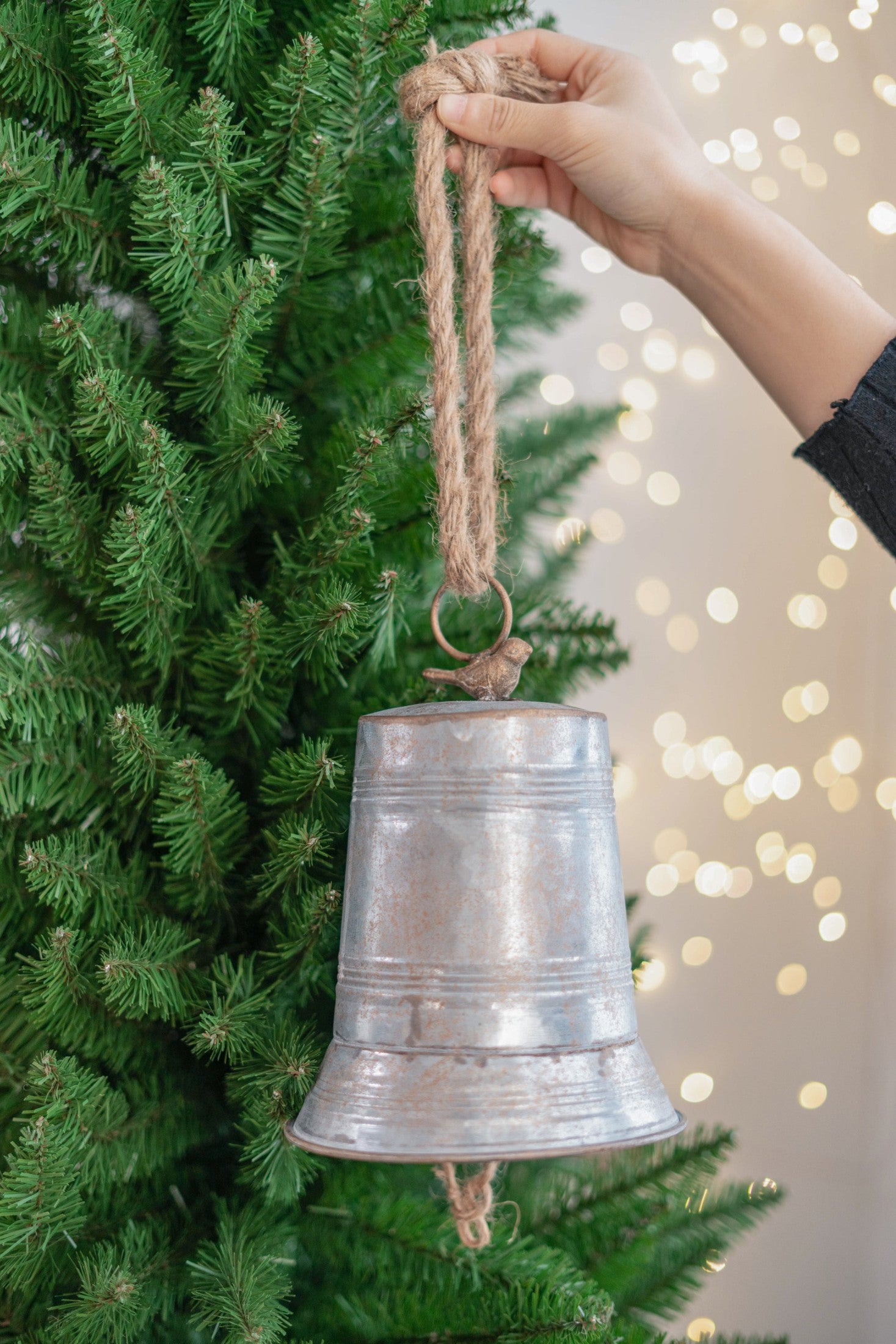 D6.3x7.9' Bell, Hanging Home Decor Accents for Christmas Tree, Holiday Display, 2 Pack