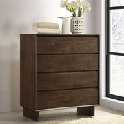 Hemlock Warm Brown 4-drawer Chest of Drawers