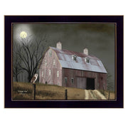 'Midnight Moon' by Billy Jacobs, Ready to Hang Framed Print, Black Frame