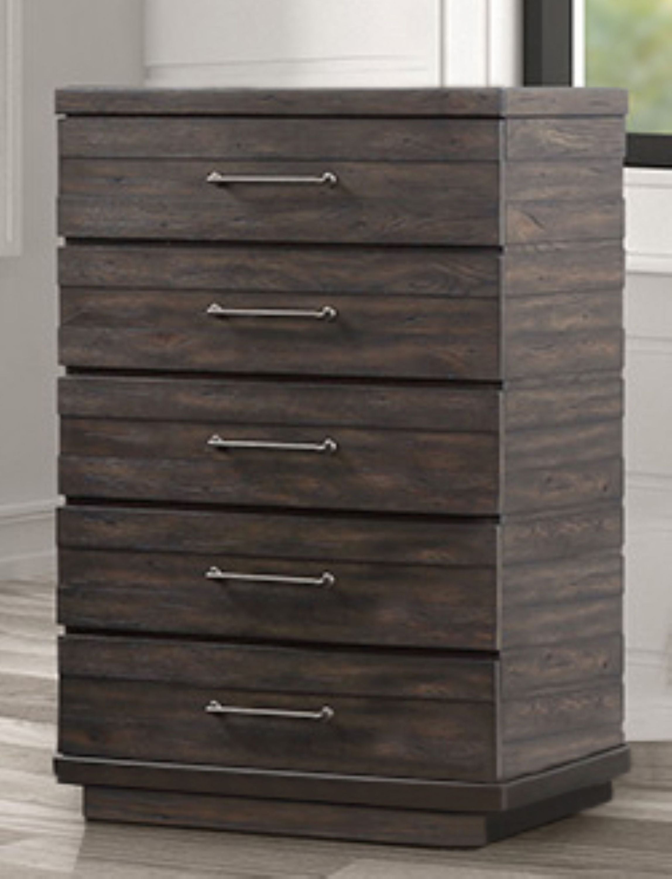 Indutrial Farmhouse 5 Drawer Chest