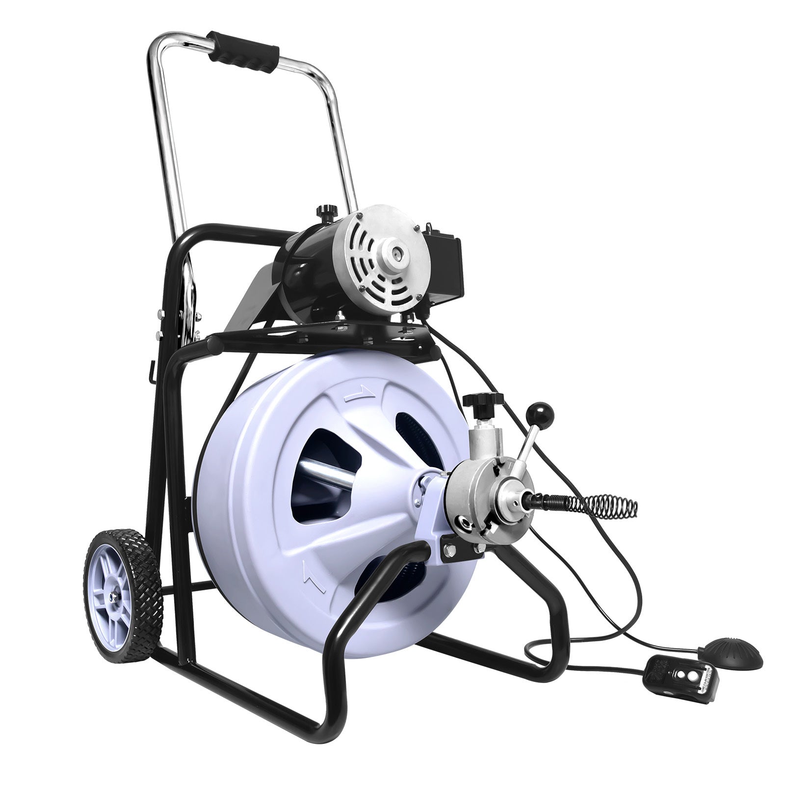 KT-9001J DrainMaster Max 75FT x 1/2 Inch Sewer Snake Electric Auger