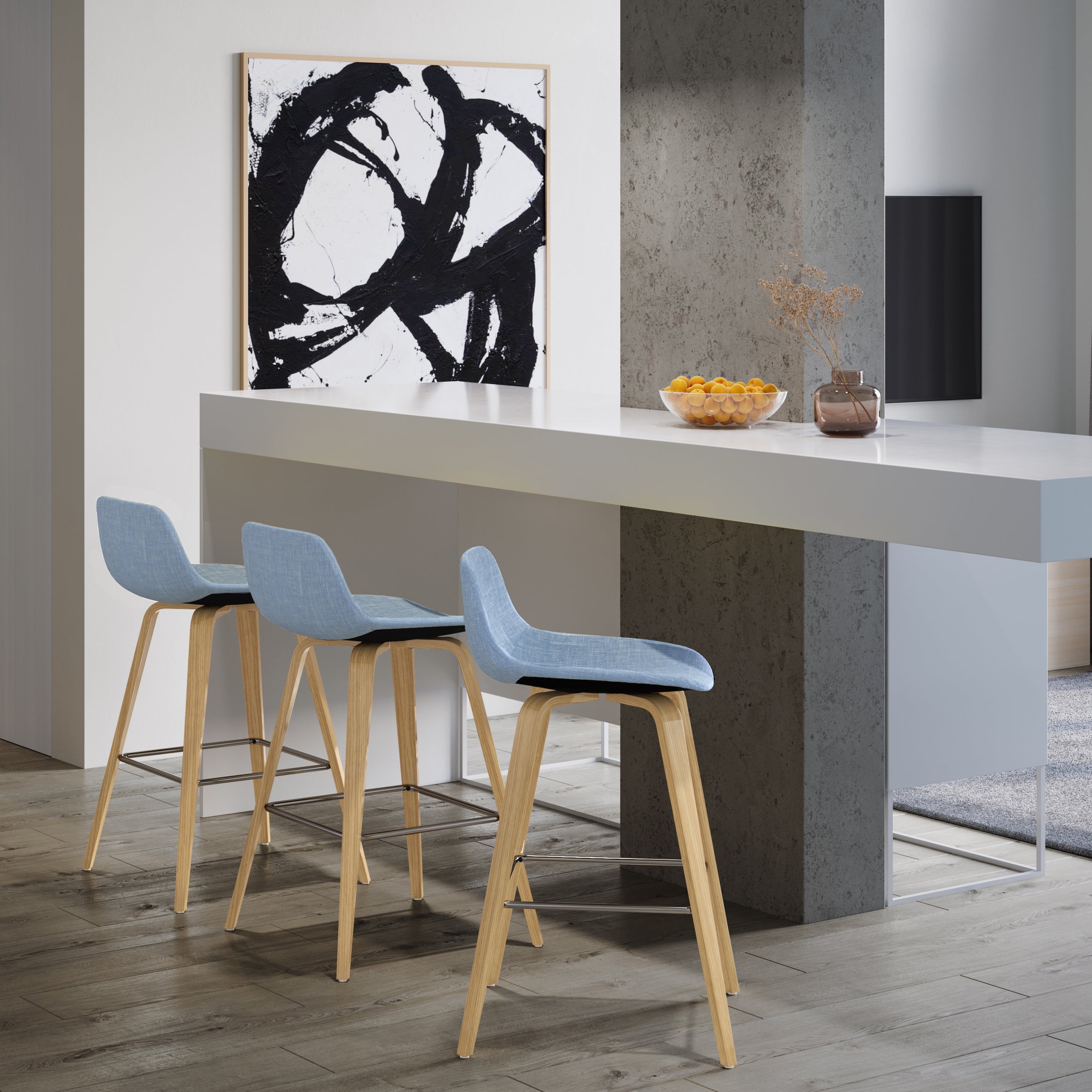 Harvard Bentwood Counter/ Bar Height Stool (Set of 2)