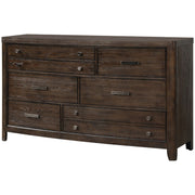 Antique Brown Dresser Cedar Lined Bottom Drawers