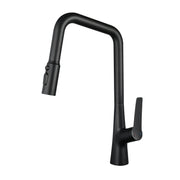 Matte Black Professional Kitchen Faucet with 3 Function 360 Sprayer and One Touch Switching